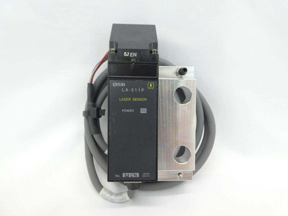 Used Sunx LA-511D Wafer Slide Sensor 5J CN 5J 6N TEL TGB813-1/SLIDE Trias Lot of 5