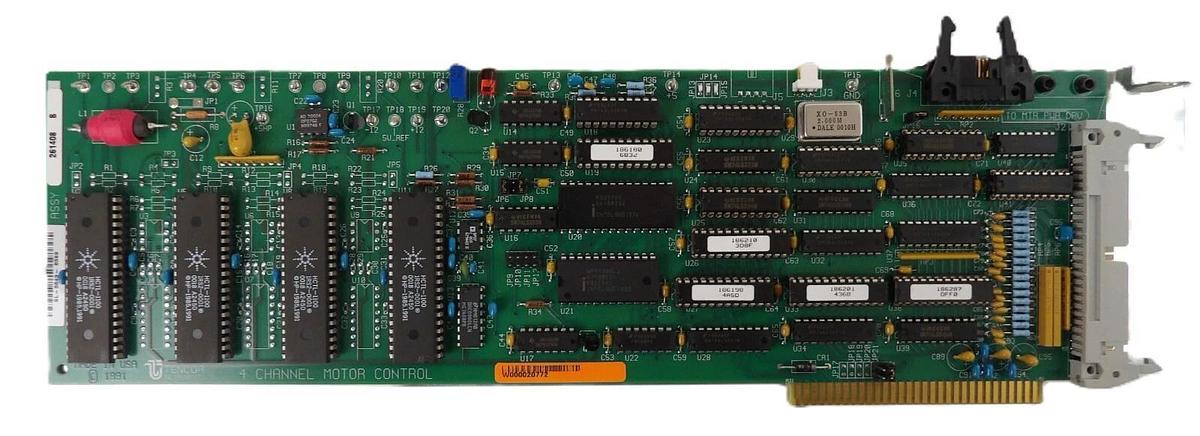 Used Tencor Instruments 261408 4 Channel Motor Control PCB Card KLA-Tencor Working