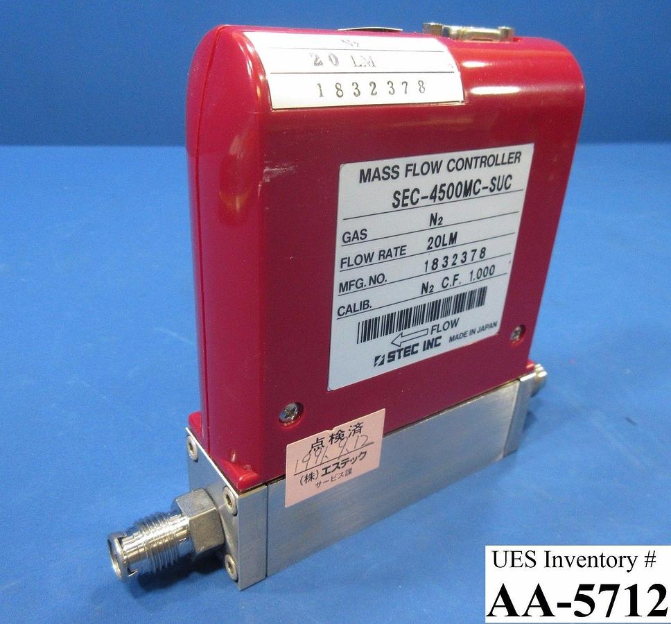 Used Horiba STEC SEC-4500MC-SUC Mass Flow Controller MFC 20LM N2 Used Working