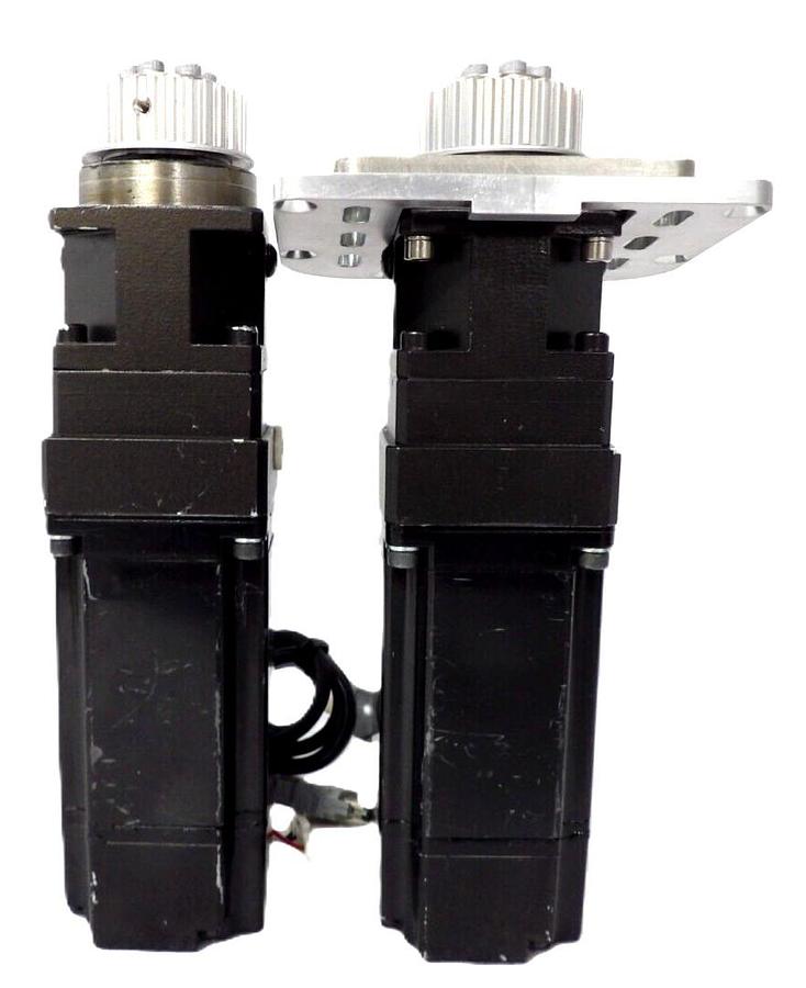 Used Yaskawa SGMAH-04AAF41 AC Servo Gearmotor YSC-SG08PE04-01 AMAT Lot of 2 Working