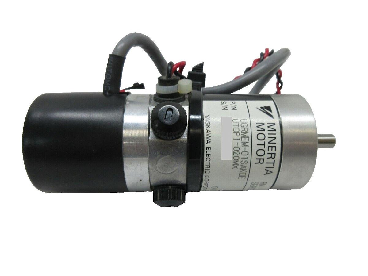 Used Yaskawa Electric UTOPI-020MX Minertia Motor UGRMEM-01SAKOE Nikon NSR-S205C Spare