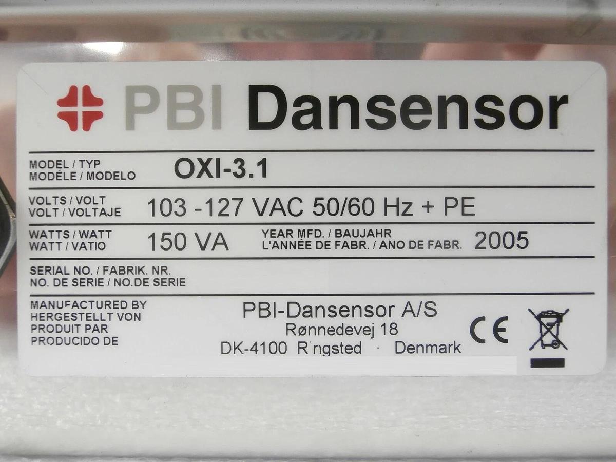 Used PBI Dansensor OXI-3.1 Portable Oxygen Indicator Working Surplus