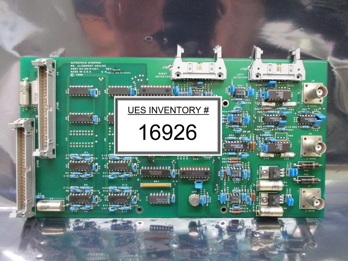 Used Ultratech Stepper 03-20-01321 Analog Alignment Board PCB Rev. C 4700 Titan Used