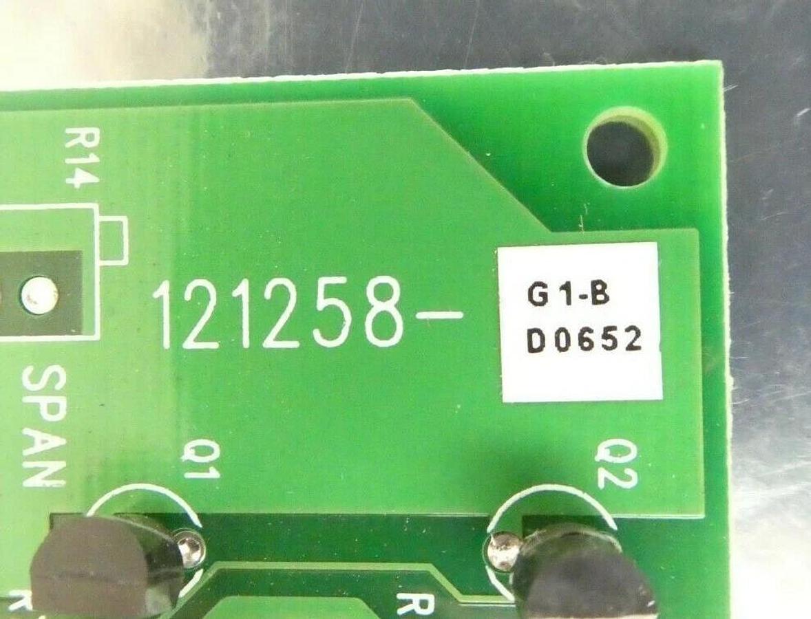 Used MKS Instruments 121258-G1-B Input/Output 121257-A PCB Card AMAT Working Surplus