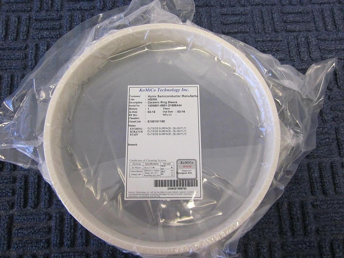 Refurbished Lam Research 716-330915-001 Ring Insulator Ceramic Manufacturer Refurbished