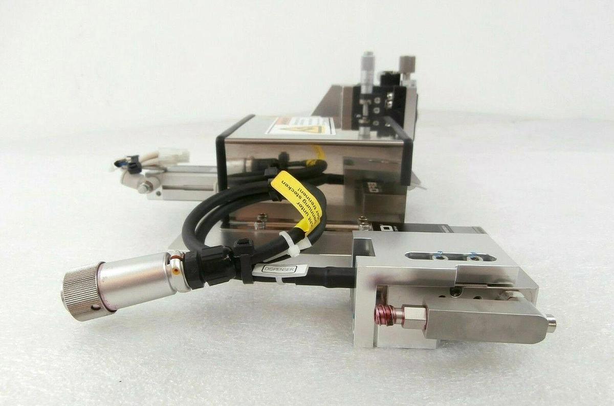 Used Samsung Electronics Ink Marking Assembly EFD LV-020 PicoDot FSL-IW3MA2 Working