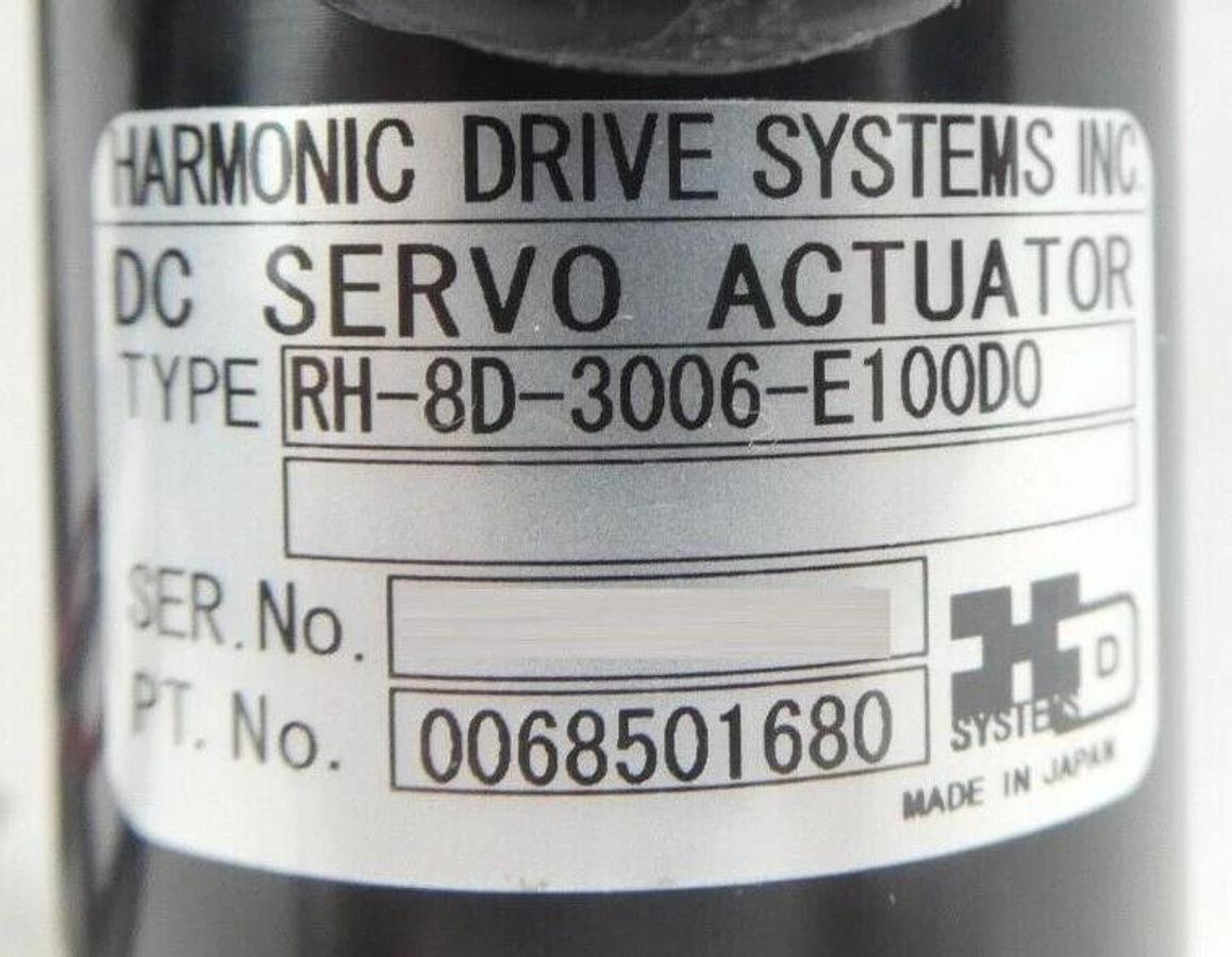 Used Harmonic Drive Systems 0068501680 Acuator RH-8D-3006-E100D0 Nikon NSR Working