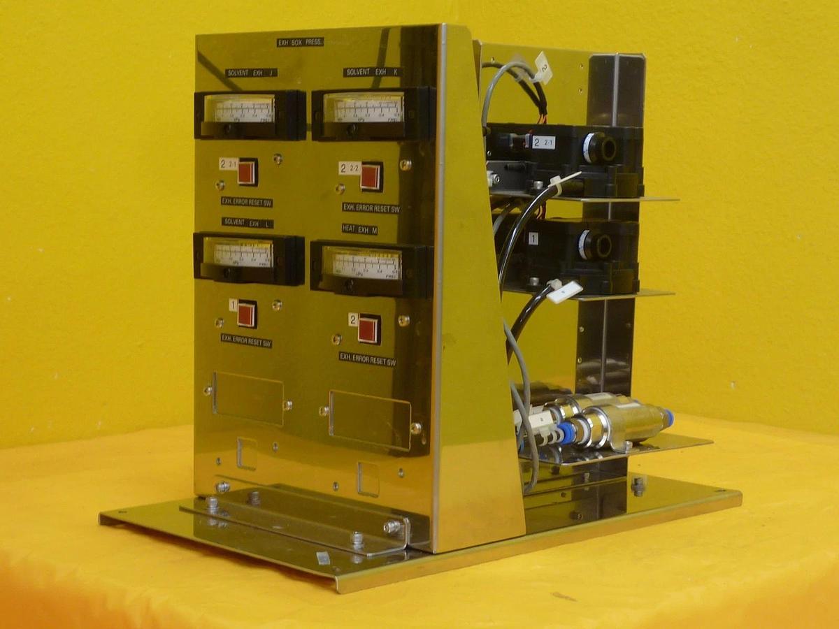 Used TEL Tokyo Electron EHX Box Pressure Manometer Panel ACT12 Used Working