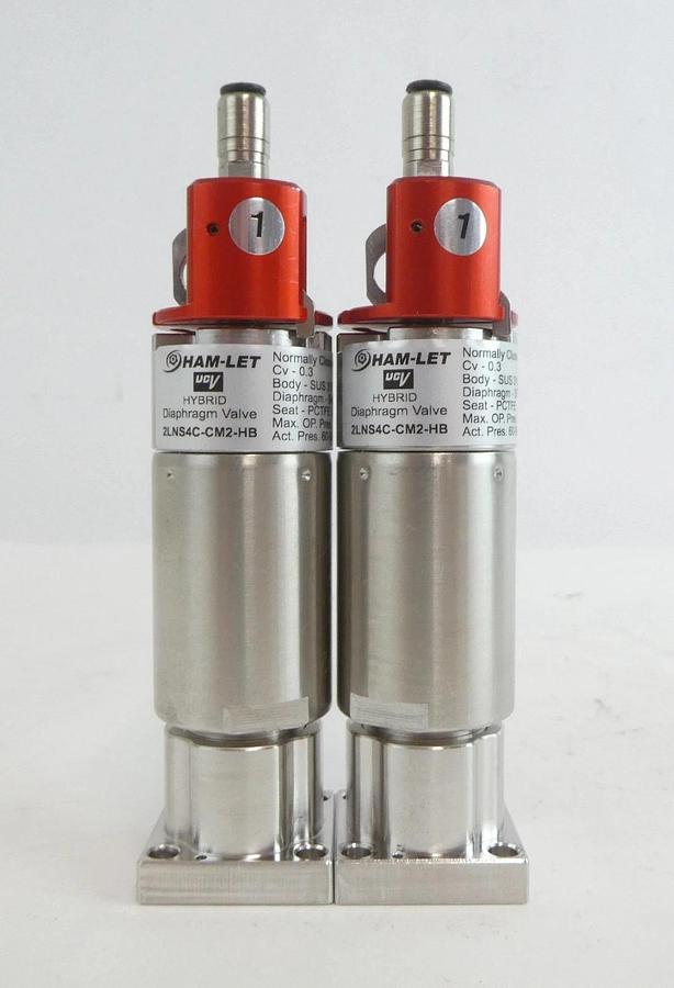 Used Ham-Let 2LNS4C-CM2-HB Hybrid Diaphragm Valve Reseller Lot of 6 Working