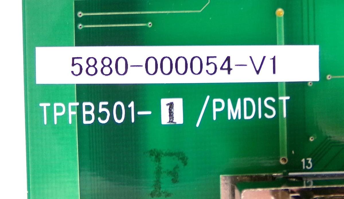 Used TEL Tokyo Electron 5880-000054-V1 PCB TPFB501-1/PMDIST Working Surplus