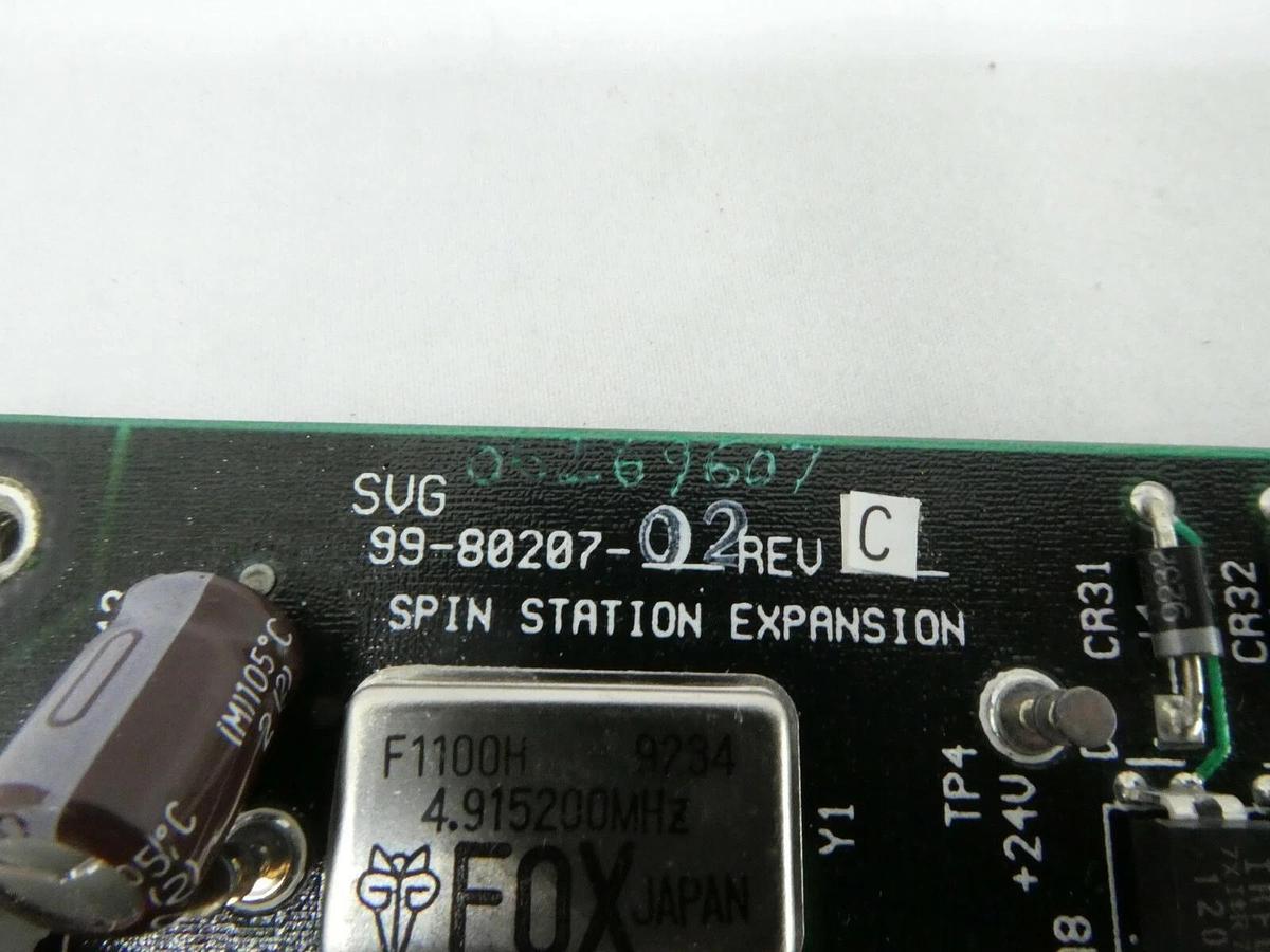 Used SVG Silicon Valley Group 99-80207-02 Spin Station Expansion Board PCB Rev. C 90S