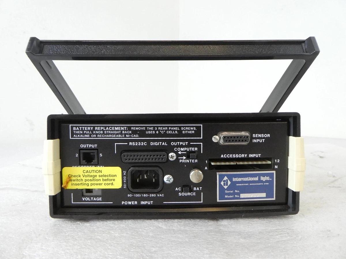 Used International Light Technologies IL1700 Research Radiometer Module Working Spare