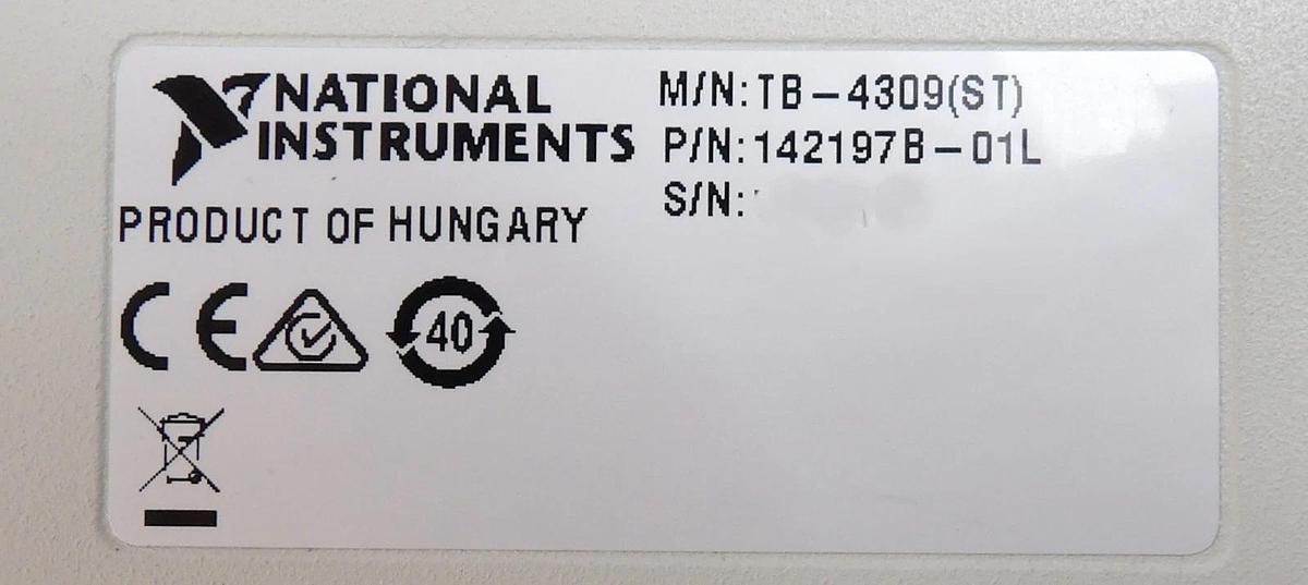 TB-4309 National Instruments 142197B-01L PXI Express Card TB-4309(ST) New Spare