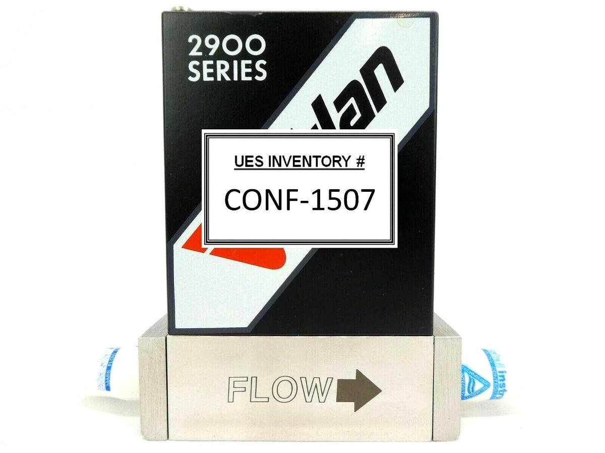 Used Tylan FC-2900M Mass Flow Controller MFC 1 SLM He 2900 Series Working Surplus