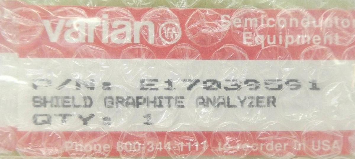 Varian Semiconductor VSEA E17039591 Graphite Analyzer Shield Lot of 7 New Spare