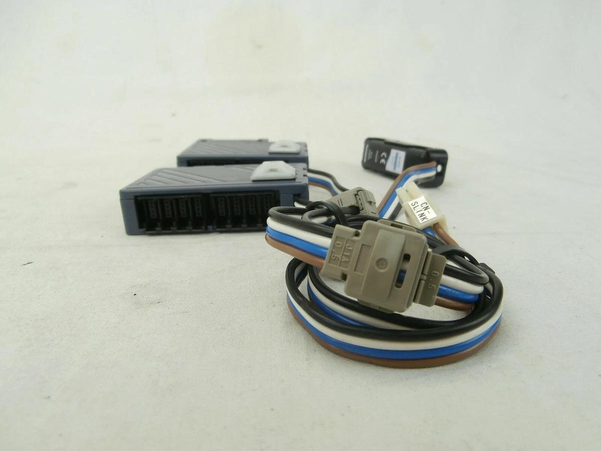 Used Sunx S-LINK V Sensor Set Lot of 4 SL-VT8E SL-VTP8E Panasonic SL-VEU Used Working
