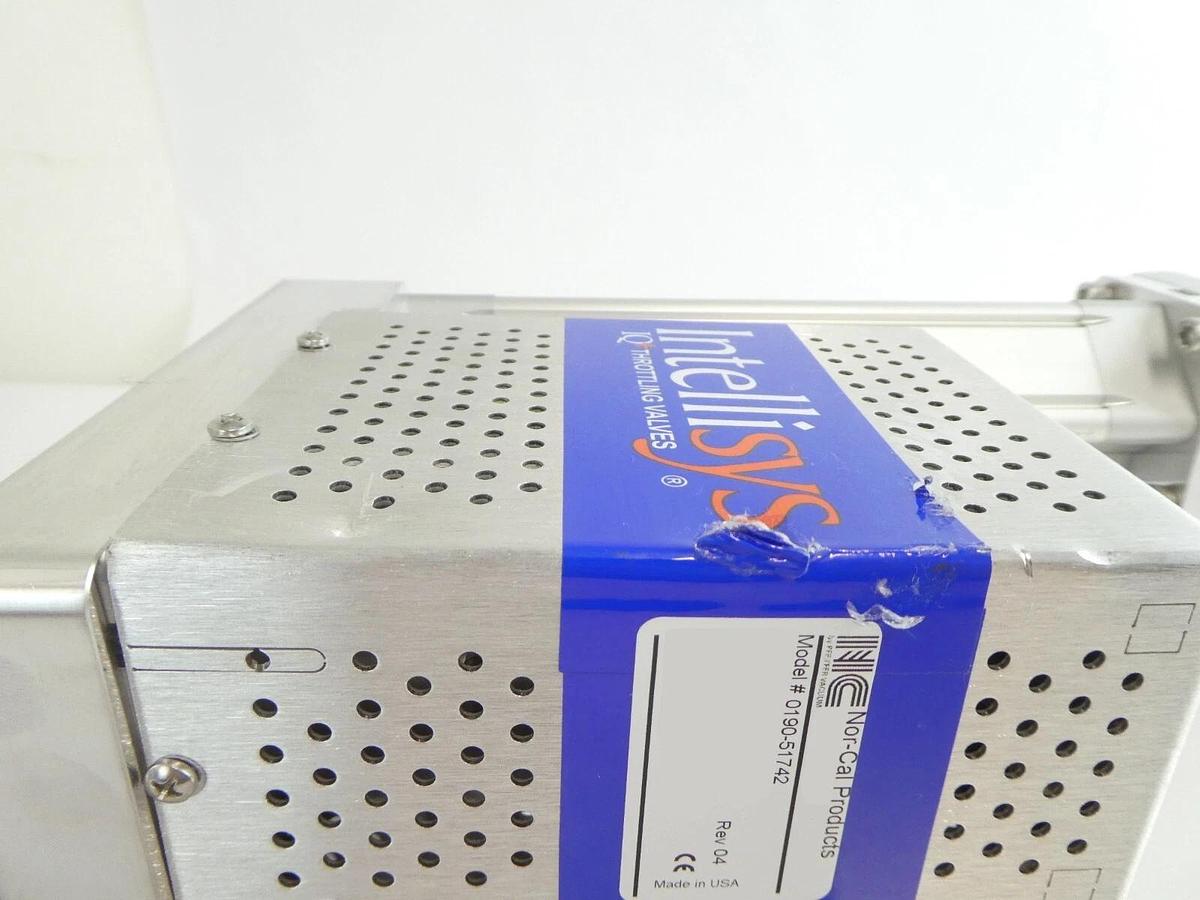 Used Nor-Cal Products 0190-51742 Throttling Pendulum Valve IQ Series AMAT Working