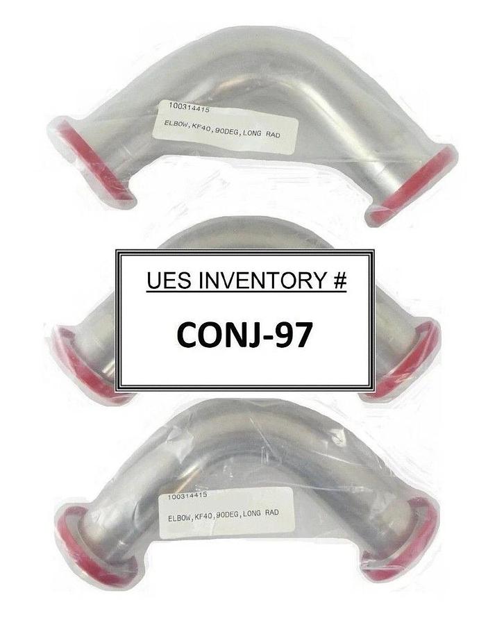 Used MKS Instruments 100314415 90 Degree Elbow Reseller Lot of 3 Varian E37000160 New