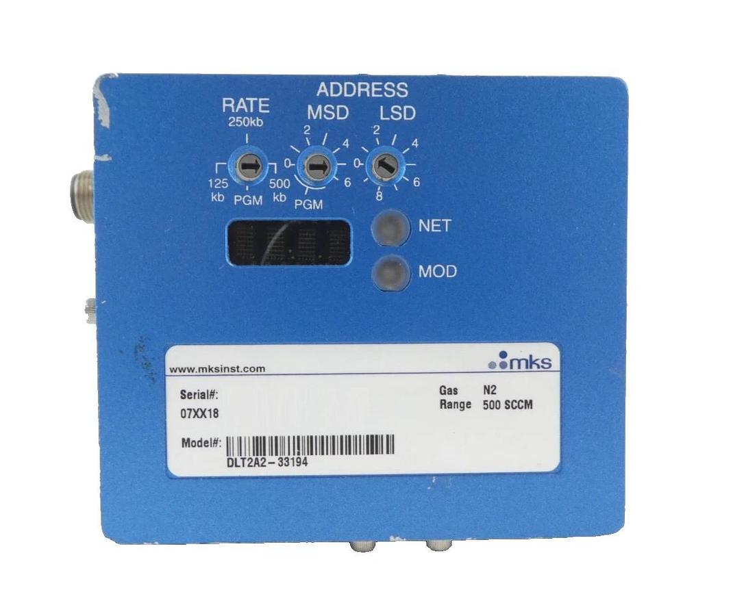 Used MKS Instruments DLT2A2-33194 Flow Ratio Controller DELTA II Working Surplus