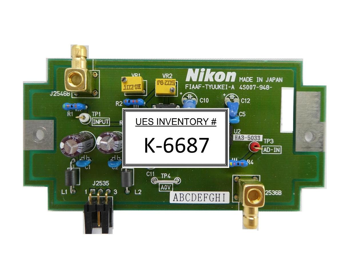 Used Nikon 4S007-948 Interface Board PCB FIAAF-TYUUKEI-A NSR-S205C Working Spare