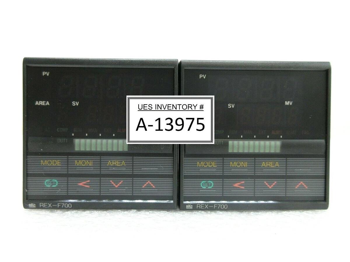 Used RKC Instruments F700FD12-V*CN-NNN-4A Temperature Controller Lot of 2 Used