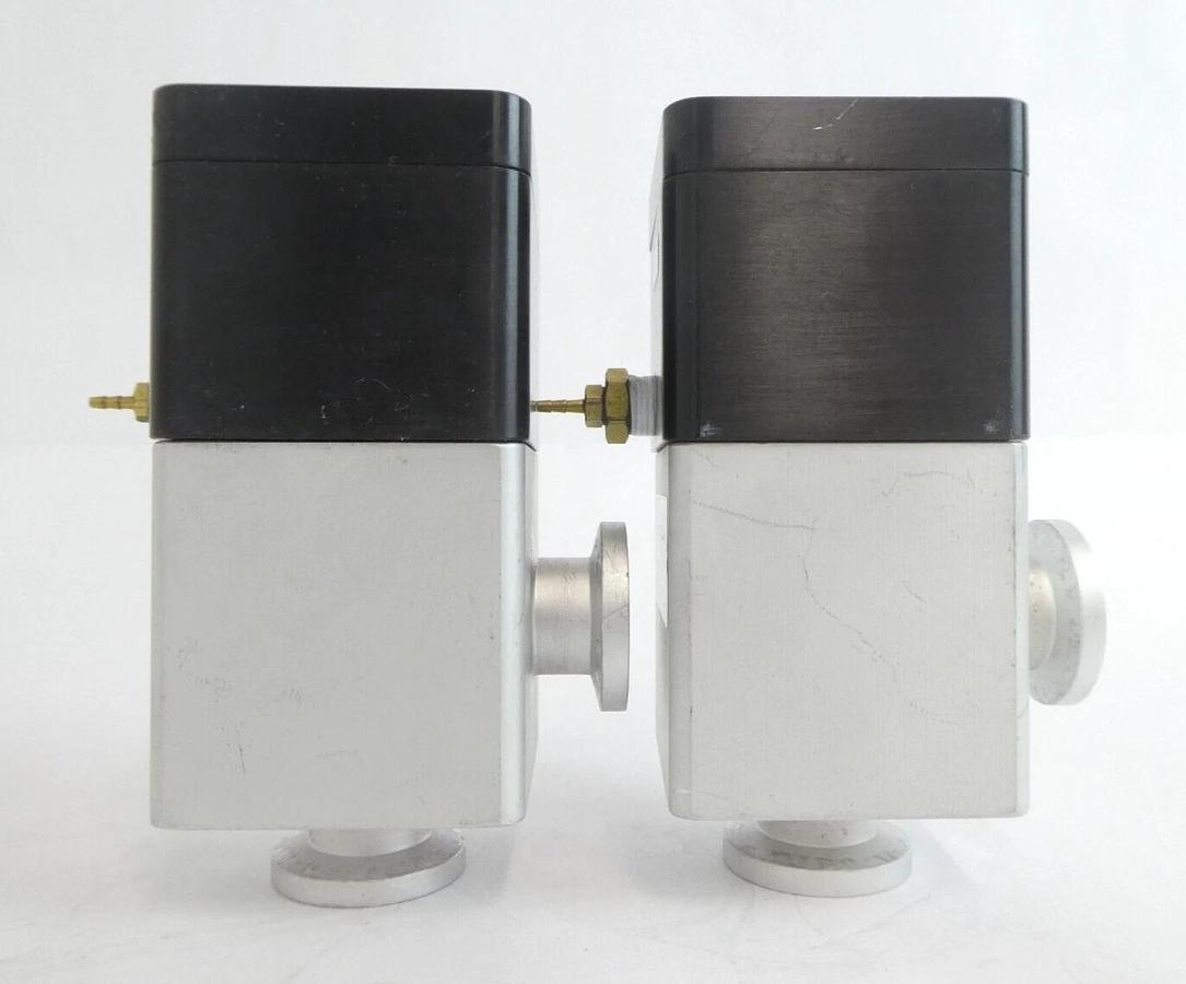 Used Varian L6281-703 L6281-701 Pneumatic Angle Valve Reseller Lot of 4 Working