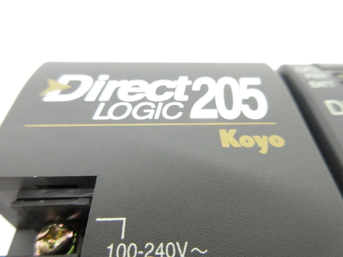 Used Automation Direct D2-04B-1 4-Slot PLC Controller DirectLOGIC 205 Koyo Working