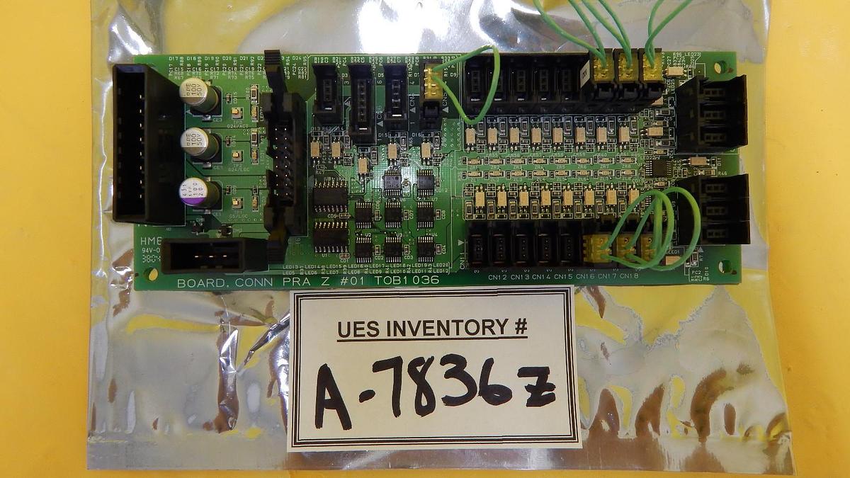 Used TEL Tokyo Electron ZPC-T0036A-11 Connector PCB TOB1036 5044-000018-11 Lithius