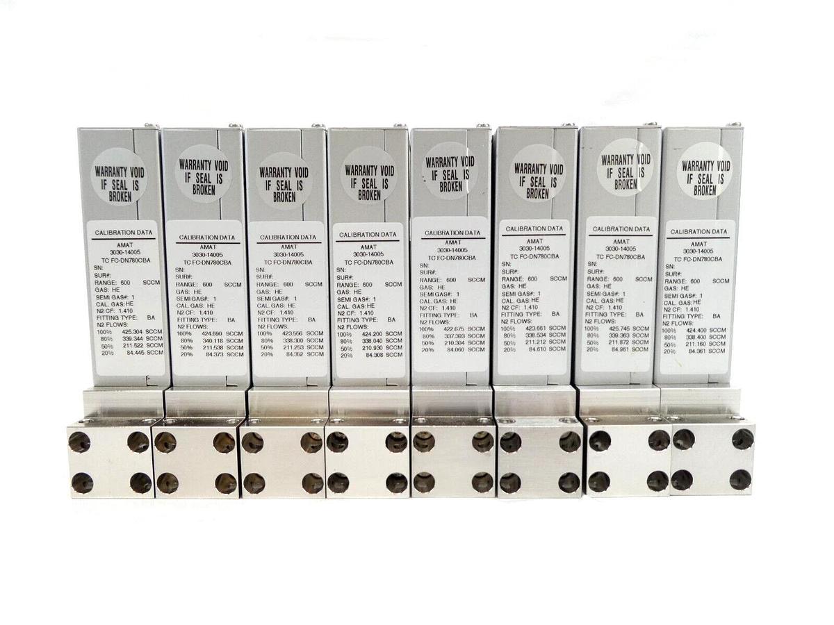 Used Aera FC-DN780C-BA Mass Flow Controller MFC Lot of 14 AMAT 3030-14005 0190-26312