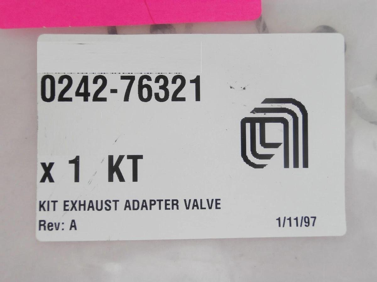 AMAT Applied Materials 0242-76321 Exhaust Adapter Valve Kit VAT On-Board New