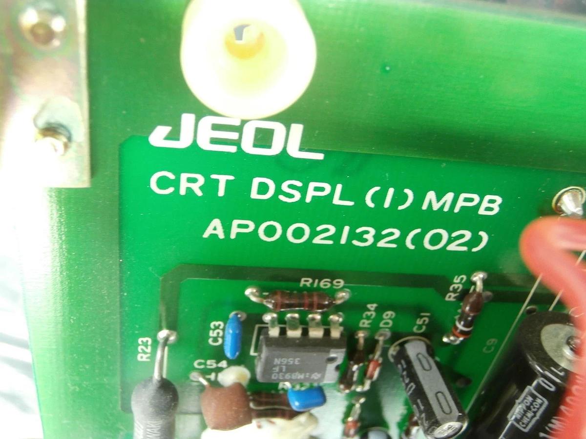 Used JEOL AP002132(02) CRT Display Board PCB Assembly CRT DSPL(1)MPB JSM-6400F Used