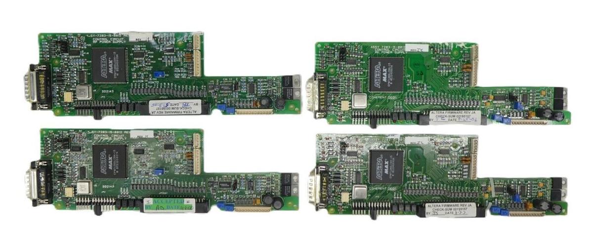 Used Coherent 7203-15-0012 RF Power Supply Control Circuit PCB Reseller Lot of 4