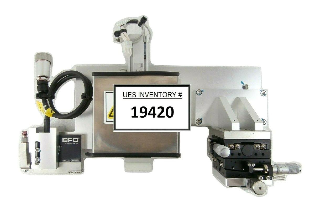 Used Samsung Electronics Ink Marking Assembly EFD LV-020 PicoDot FSL-IW3MA2 Working