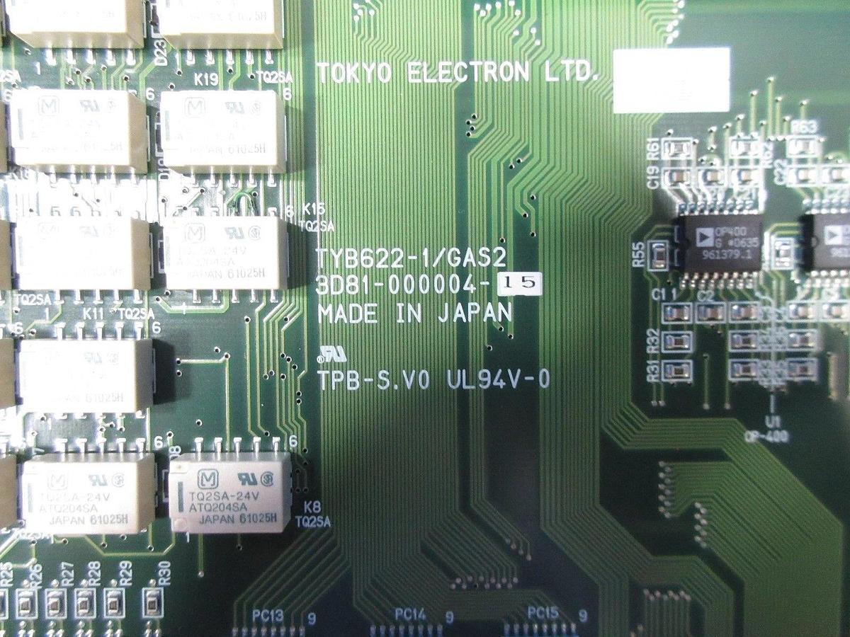 Used TEL Tokyo Electron 3D81-00004-15 PCB TYB622-1/GAS2 T-3044SS Used Working