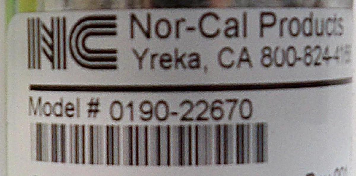 Used Nor-Cal Pfeiffer 0190-22670 Pneumatic Angle Valve AMAT Working