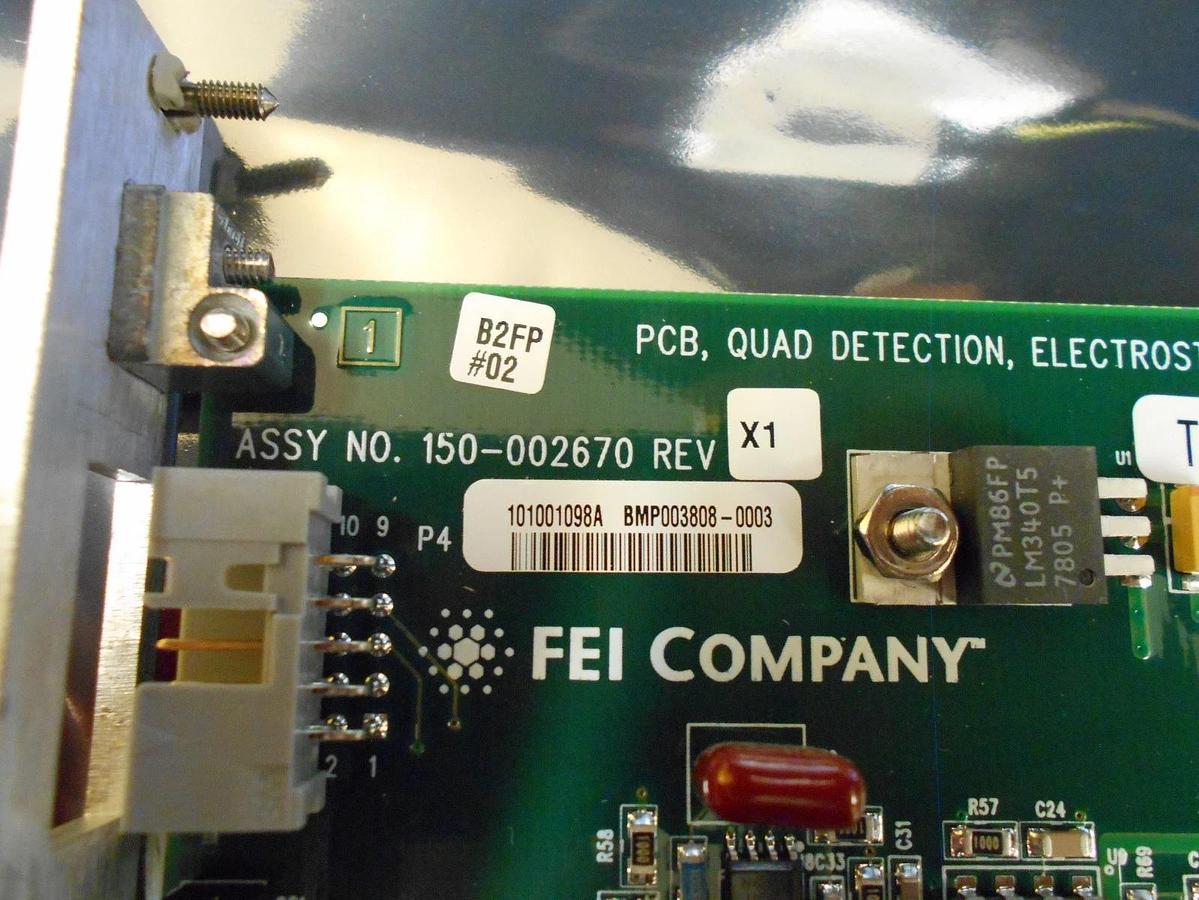 Used FEI Company 150-002670 CLM Optics Quad Detection PCB Card CLM-3D SEM EDCU Used