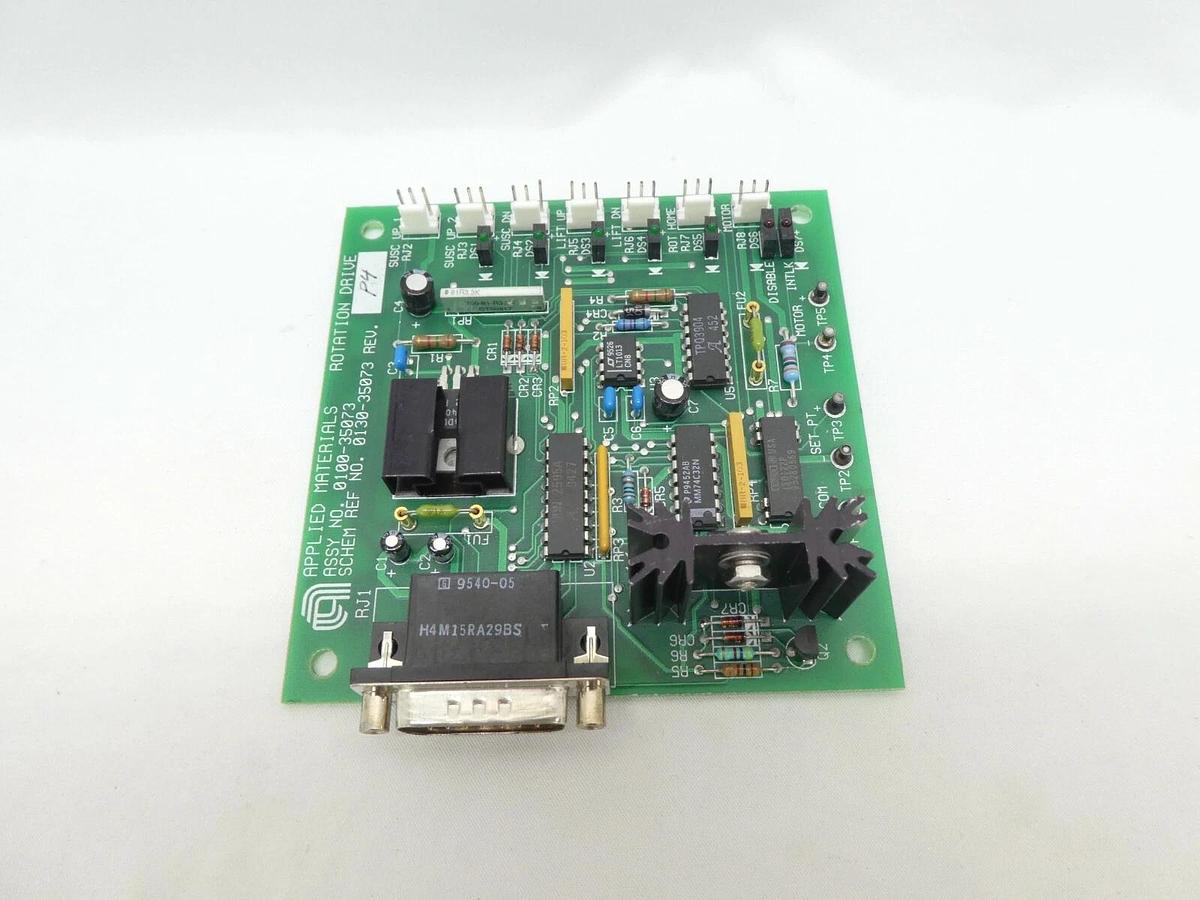 Used AMAT Applied Materials 0100-35073 Rotation Drive PCB Working Surplus