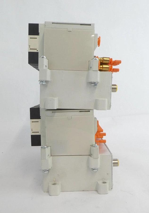 Used SMC VV5Q11 16-Port Pneumatic Manifold Reseller Lot of 4 Working Surplus
