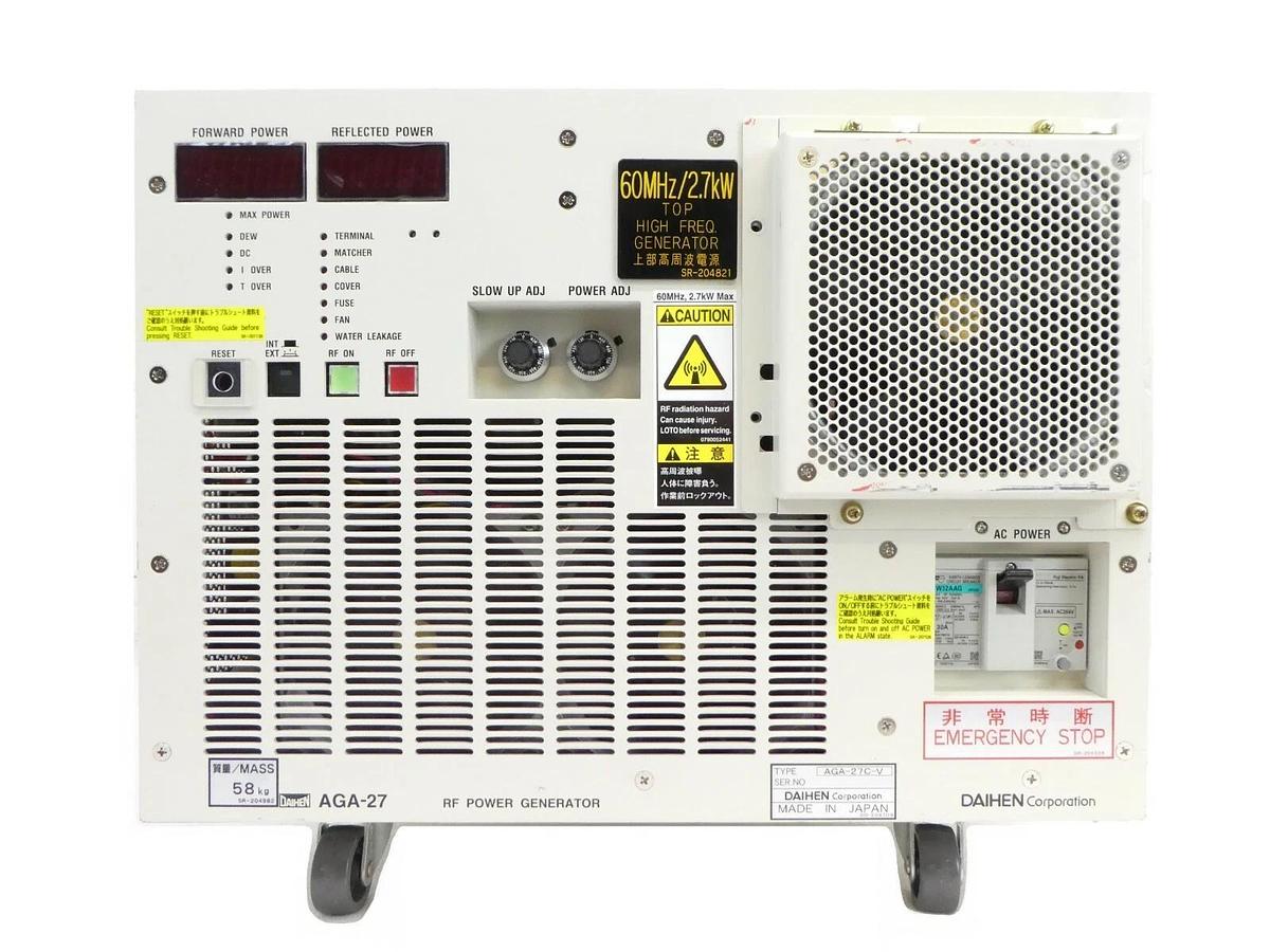 Used Daihen AGA-27C-V RF Generator TEL Tokyo Electron 3D80-000825-V4 Working Surplus