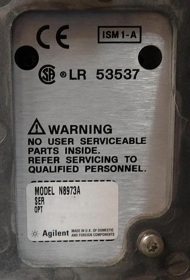 Used Agilent Technologies N8973A Noise Figure Analyzer NFA Series 10MHz-3GHz Surplus