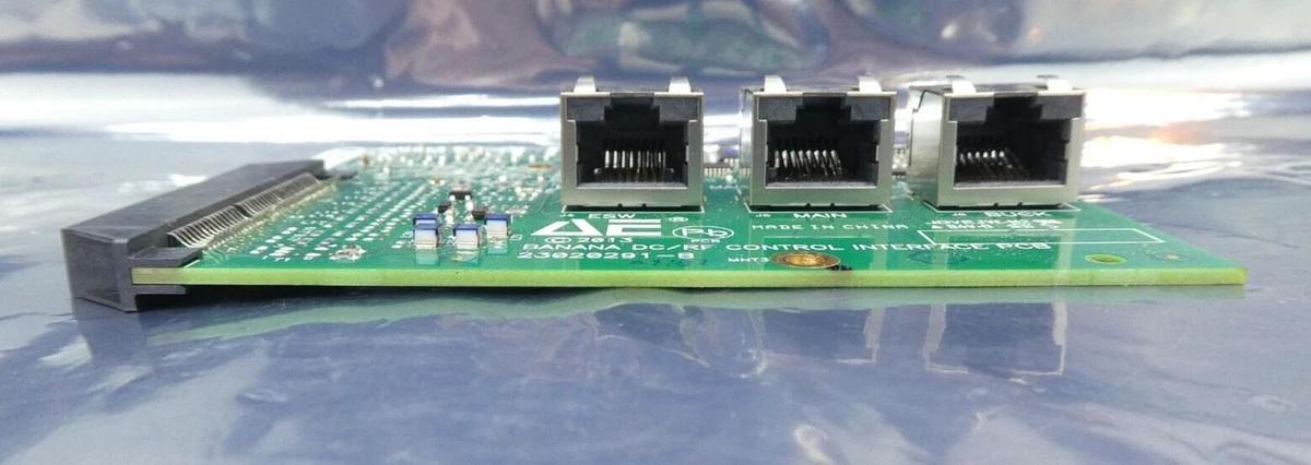 Used AE Advanced Energy 23020291-B Banana DC/RF Control Interface PCB 33020255-01