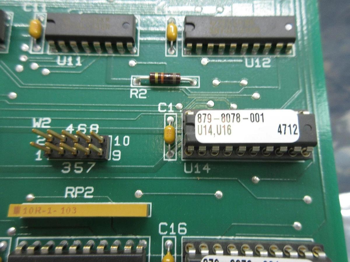 Used Perkin-Elmer 851-9993 Interface PCB Card 879-8076-002 Rev. B ASML SVG 90S Used