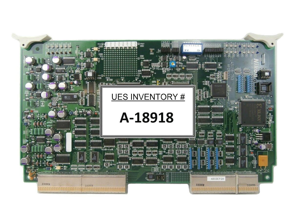 Used Nikon 4S018-753 Processor Control PCB Card AFDRVX4 NSR Series Working Surplus