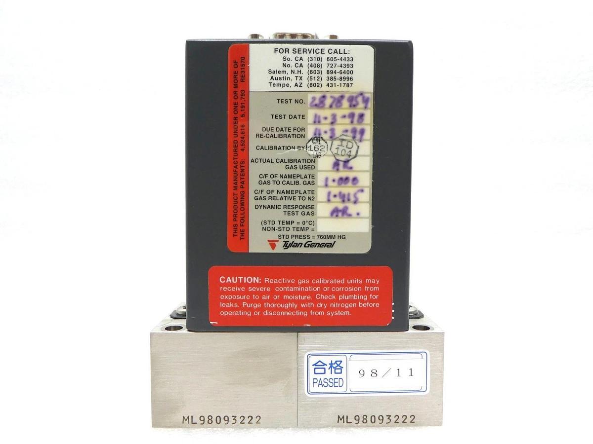 Used Tylan General FC-2979MEP5 MFC Mass Flow Controller 1 SLPM Ar TEL Unity II Used