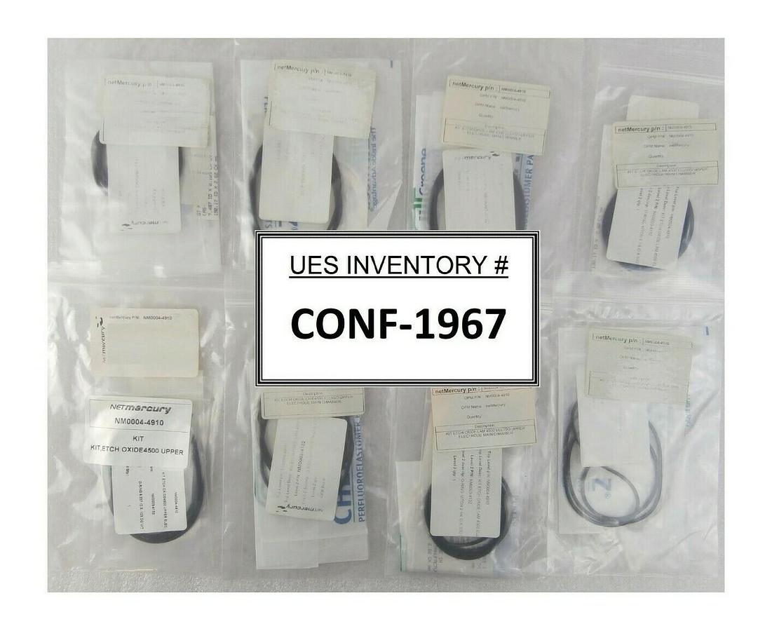 netMercury NM0004-4910 Lam Research 4500 Etch Oxide O-Ring Kit Lot of 8 New