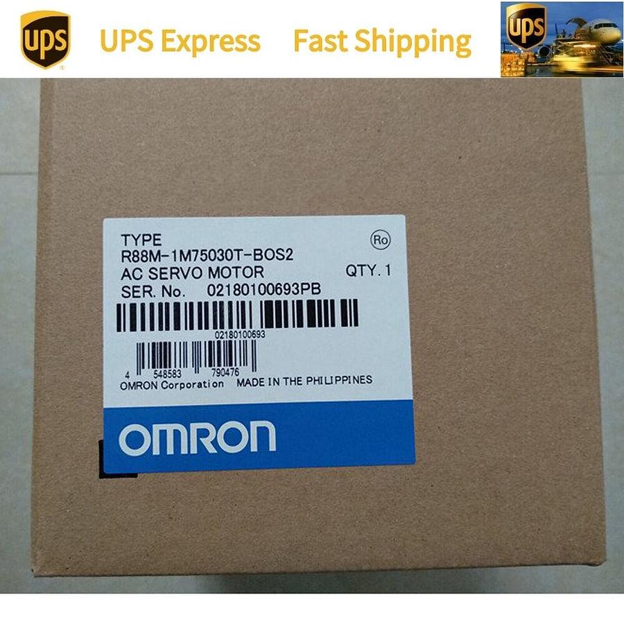 Used Omron R88M-W75030T-B AC Servo Motor NES100W-N15CXN16C Used Working
