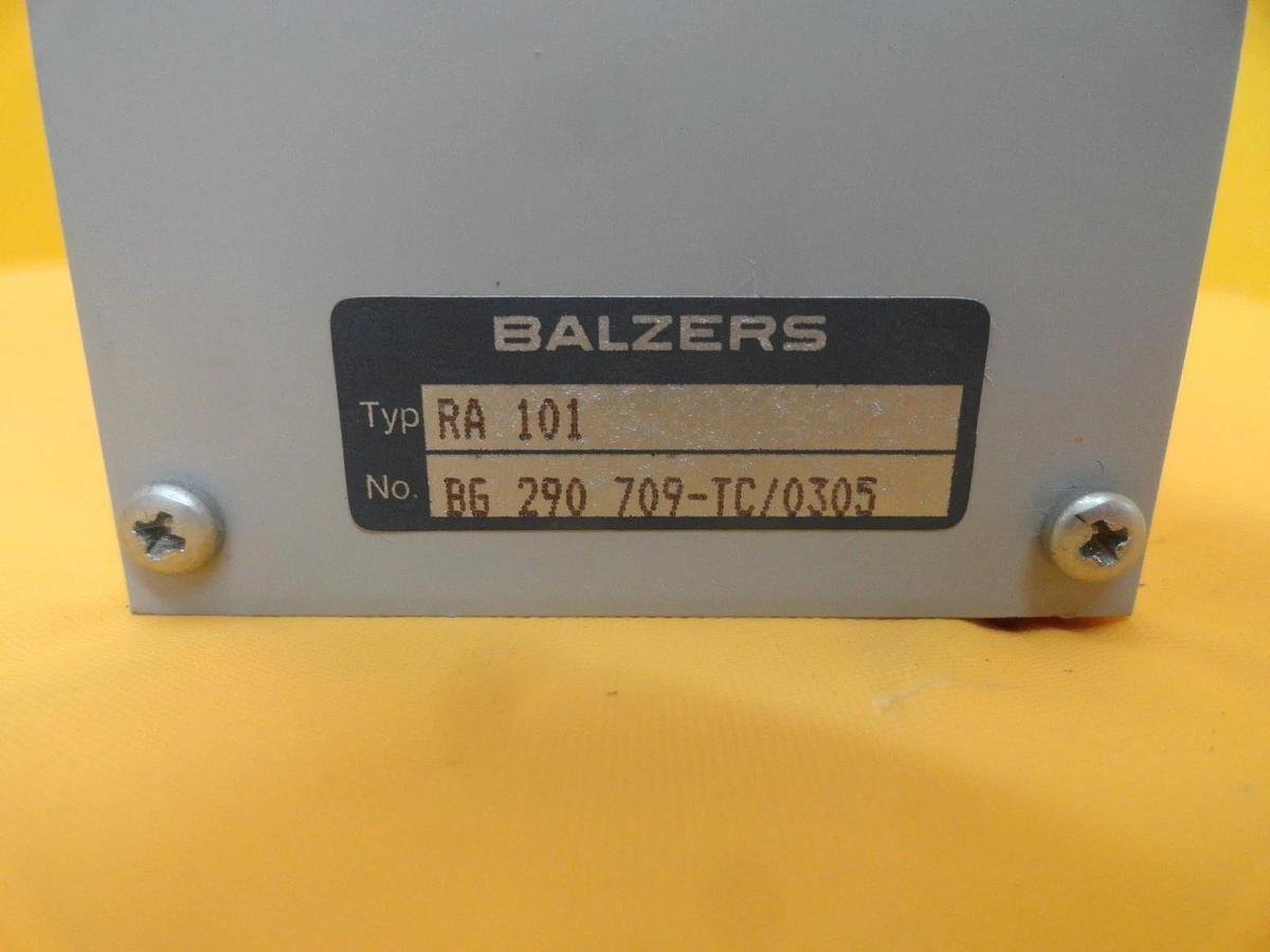 Used Balzers BG 290 709 TC 6-Channel Rate Adder Module RA 101 RA101 Used Working