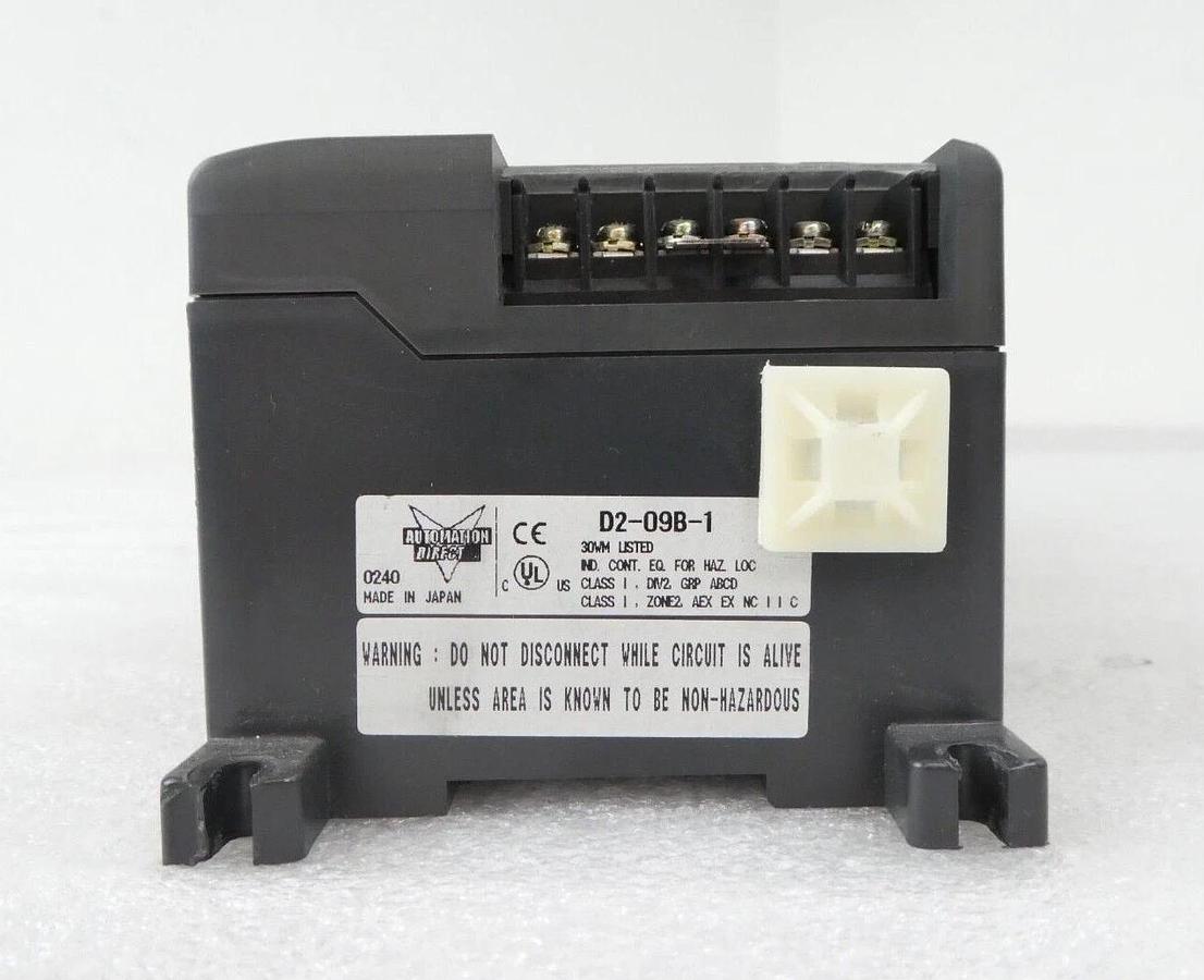 Used Automation Direct D2-09B-1 9-Slot PLC D2-16ND3-2 DirectLOGIC 205 Koyo Surplus