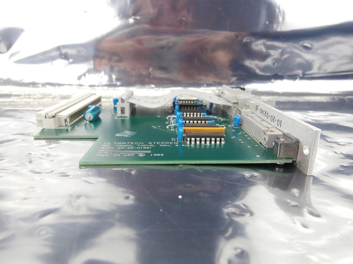 Used Ultratech Stepper 03-20-01961 5 Axis ASH Focus Transition PCB Card Rev. D Used