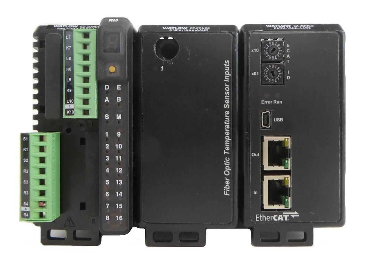 Used Watlow EZ-ZONE Temperature Controller RMLA-5AAJ-AAHJ RMFA-1AAA-AAHB RMZ4-16AA